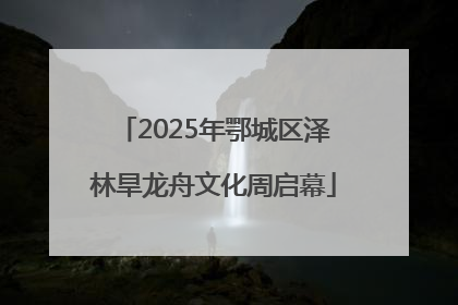 2025年鄂城区泽林旱龙舟文化周启幕