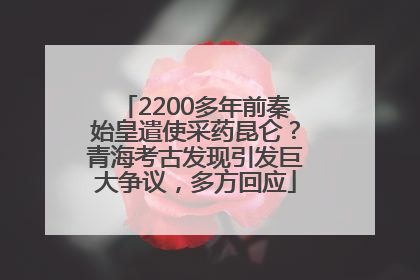 2200多年前秦始皇遣使采药昆仑？青海考古发现引发巨大争议，多方回应
