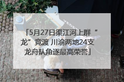 5月27日渠江河上群“龙”竞渡 川渝两地24支龙舟队角逐最高荣誉