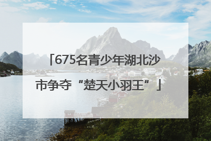 675名青少年湖北沙市争夺“楚天小羽王”